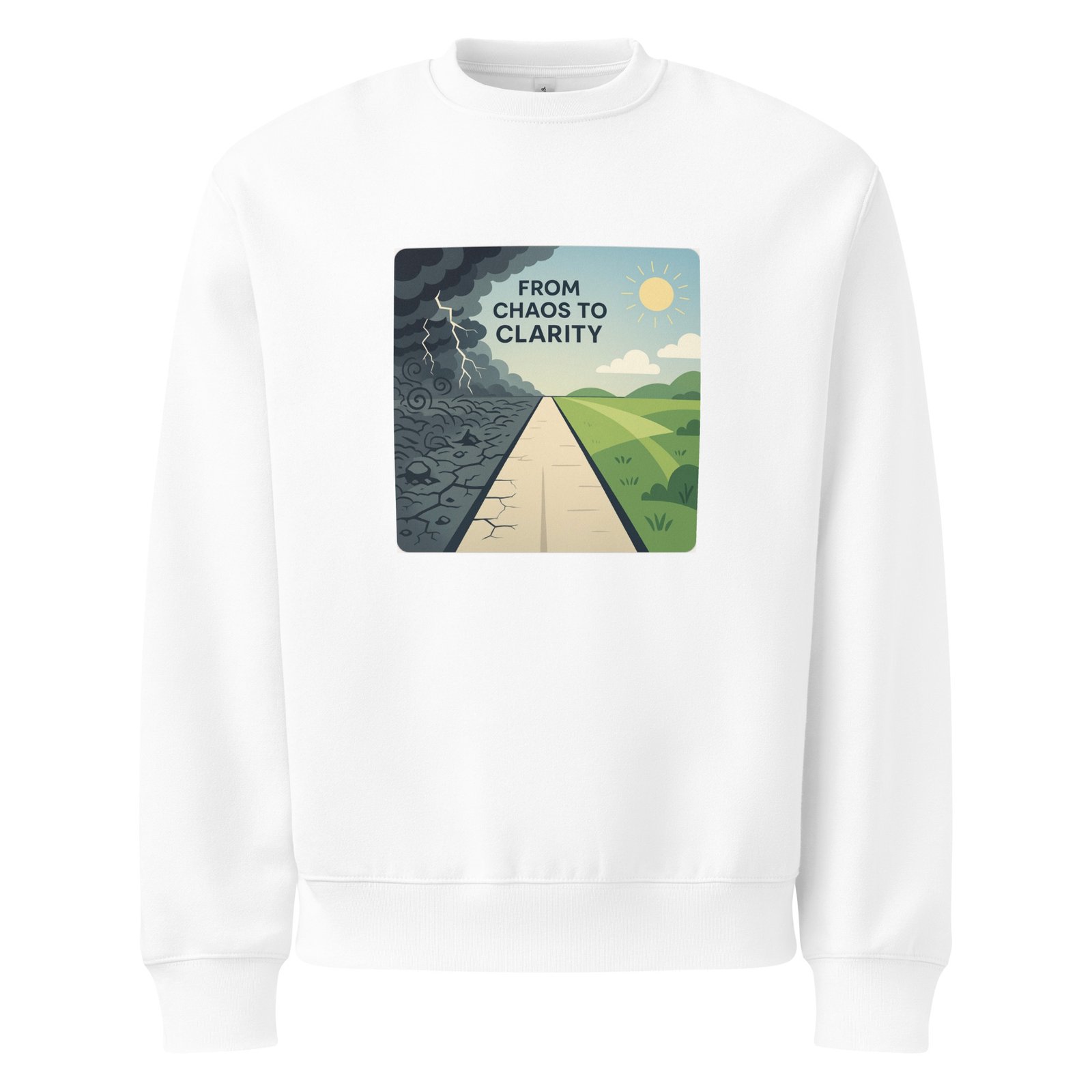 Oversized heavyweight sweatshirt - Image 2